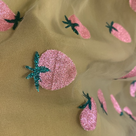 Smak Parlour Strawberries print Woodstock flair dress - Picture 9 of 9